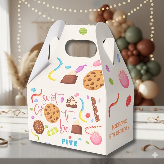 So sweet to be... candy kids birthday favor box (Creator Uploaded)