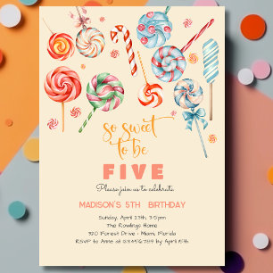So sweet to be kids birthday invitation