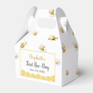  So Sweet To Bee Birthday Favor Box