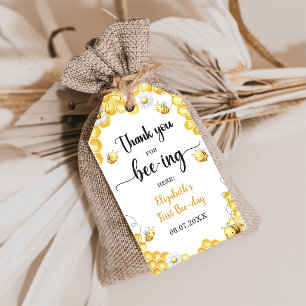 So Sweet To Bee Birthday Gift Tags