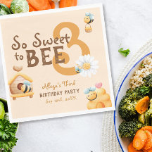 So Sweet to Bee Three Cute 3rd Birthday Party