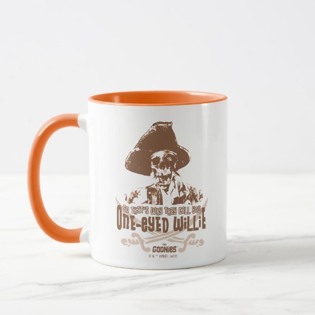 "So That's Why They Call You One-Eyed Willie" Mug (Left)