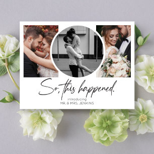So This Happened Gallery Multi Photo Elopement Postcard