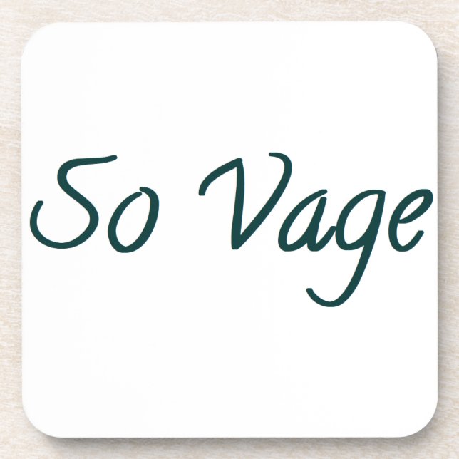 so vage coaster (Front)