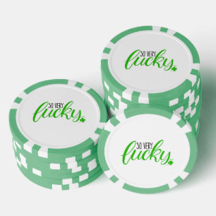 So Very Lucky Poker Chip
