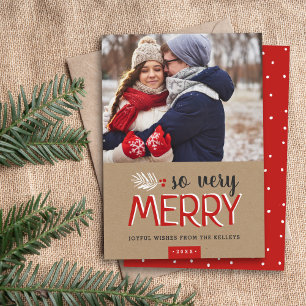 So Very Merry Holiday Carte photo