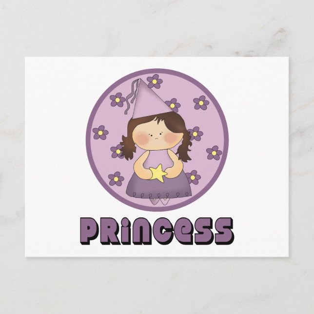 So Very Sweet  Princess Purple Postcard (Front)