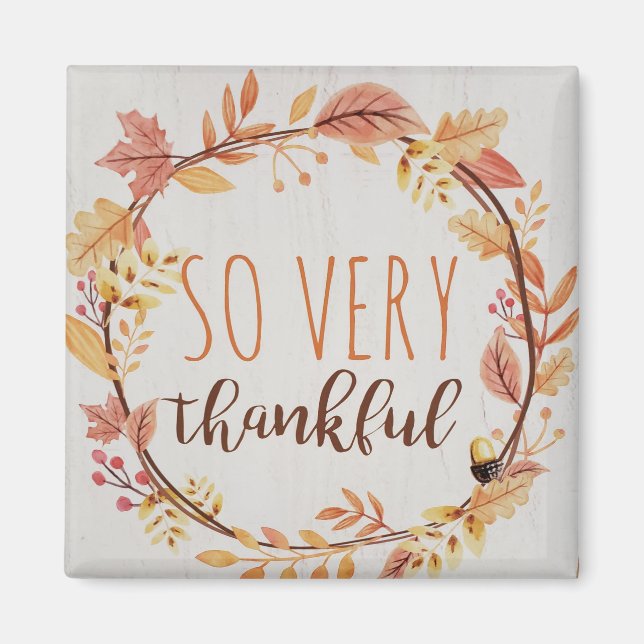 So very thankful magnet (Front)