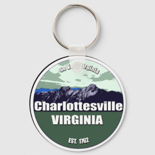 So Very Virginia Charlottesville Keychain