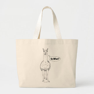 "So What?" Llama Toto Bag