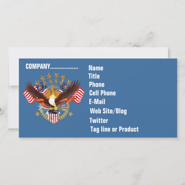 SOA 2 Carte photo d'affaires Horiz. Veuillez consu (Devant)