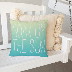 Soak Up The Sun Outdoor Pillow