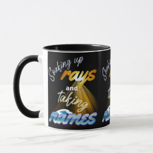 Soaking Up Rays and Taking Names Summertime Mug