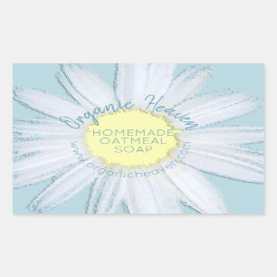 Soap artisanal Rustic Country Daisy Étiquette prod