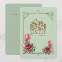 SOAP & BATH ~ Invitation / Carte d'événement