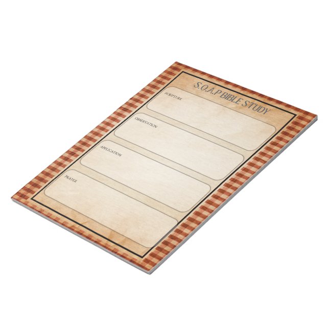 SOAP Bible Study Notepad (Angled)