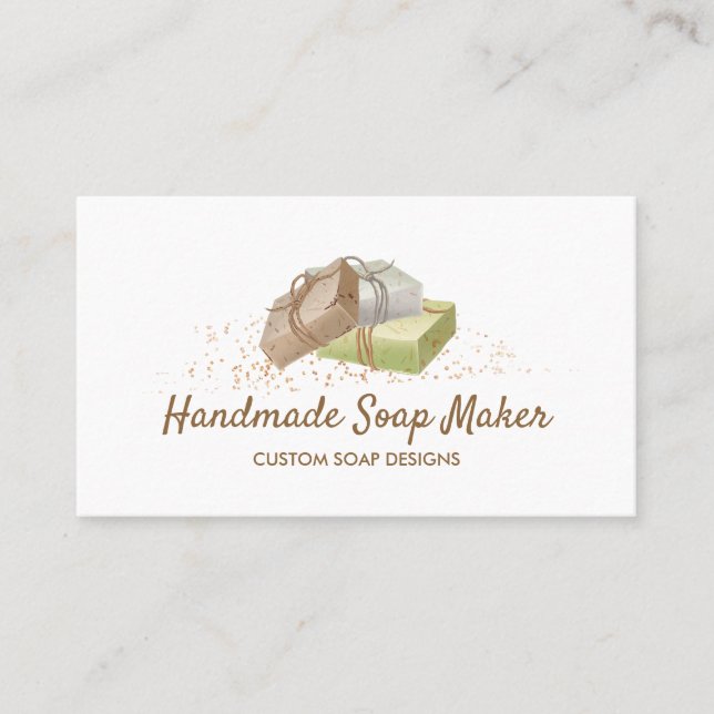 Soap Brand Homemade Business Card (Front)