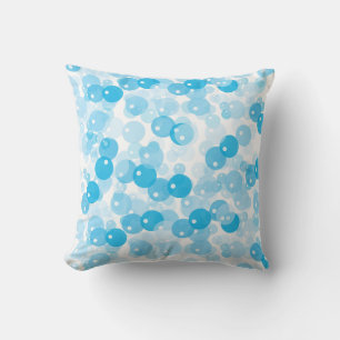 Soap bubble throw pillow
