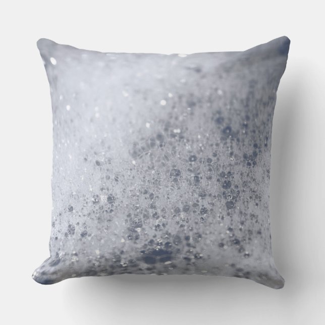 Soap Bubbles 02 Throw Pillow (Front)