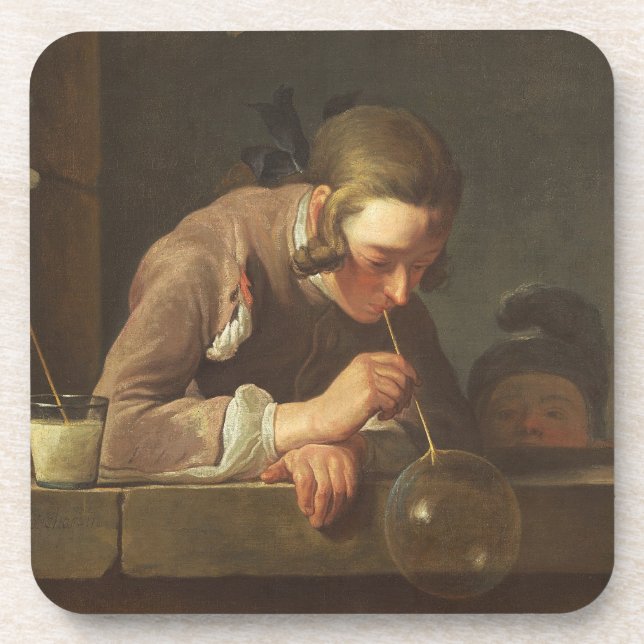 Soap Bubbles, c. 1733- 34 (oil on canvas) Coaster (Front)