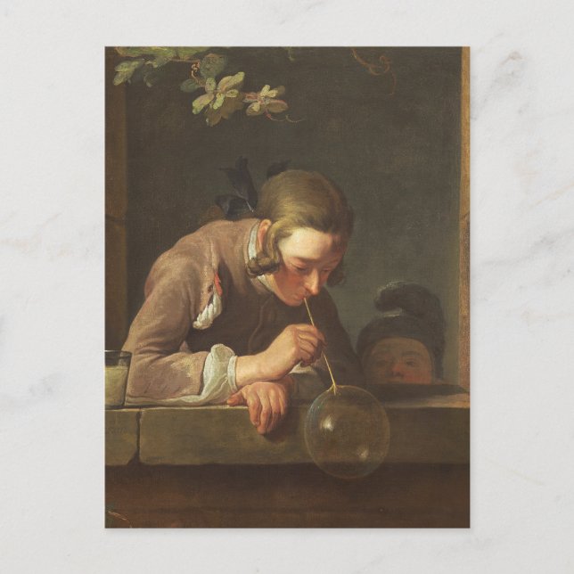 Soap Bubbles, c. 1733- 34 (oil on canvas) Postcard (Front)