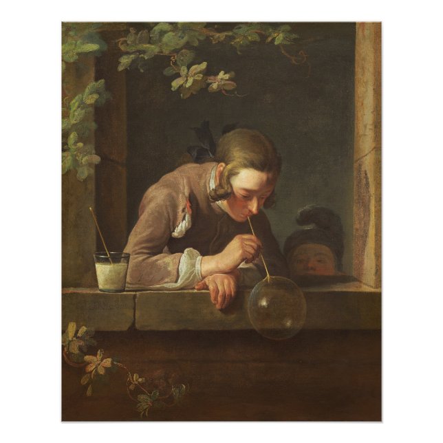 Soap Bubbles, c. 1733- 34 (oil on canvas) Poster (Front)