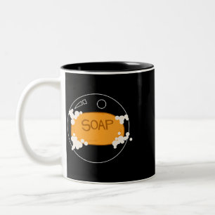 Soap Bubbles Crafting Hobby Soap Making Two-Tone Coffee Mug