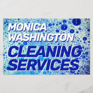 Soap bubbles foam faux texture  flyer