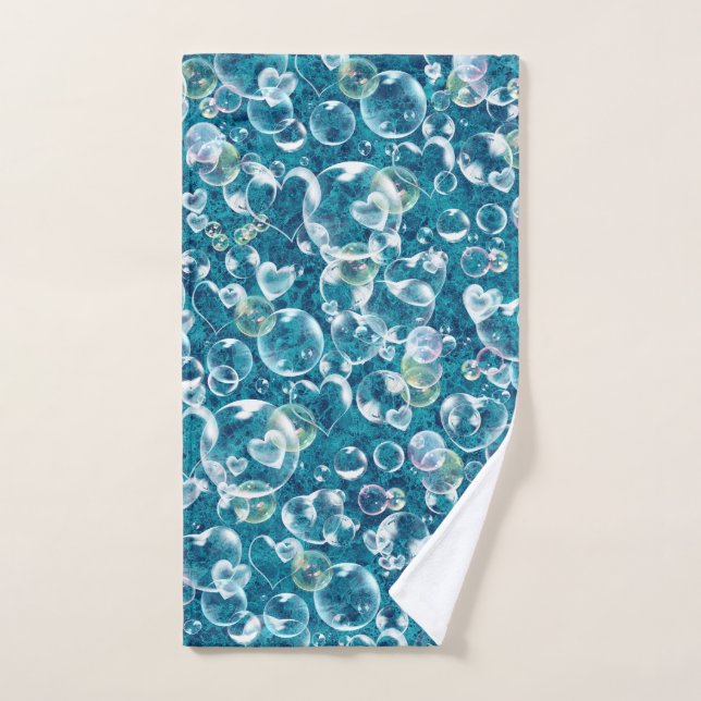 Soap Bubbles Hand Towel (Hand Towel)