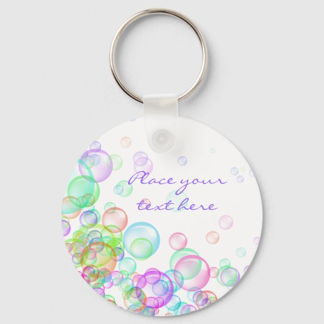 Soap Bubbles Keychain (Front)