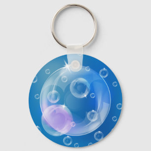 Soap bubbles keychain