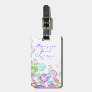 Soap Bubbles Luggage Tag