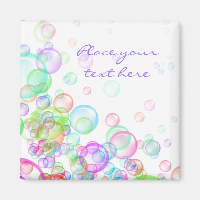 Soap Bubbles Magnet (Front)