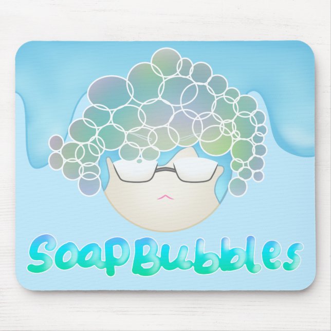 Soap Bubbles Mouse Pad (Front)