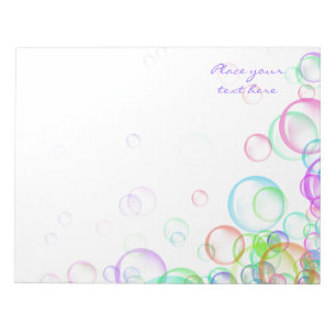 Soap Bubbles Notepad