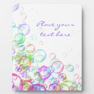 Soap Bubbles Plaque