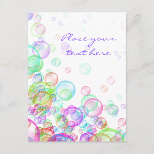 Soap Bubbles Postcard