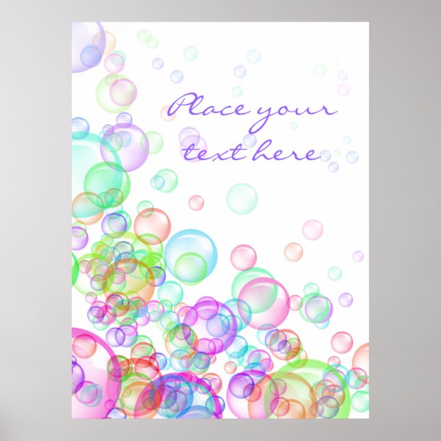 Soap Bubbles Poster (Front)