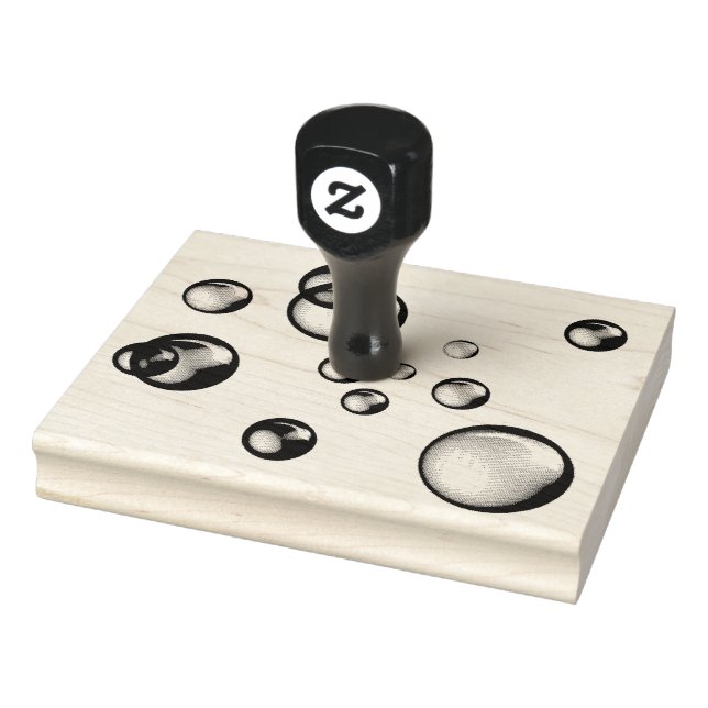 Soap Bubbles Rubber Stamp (Stamp)