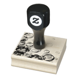 Soap Bubbles Rubber Stamp
