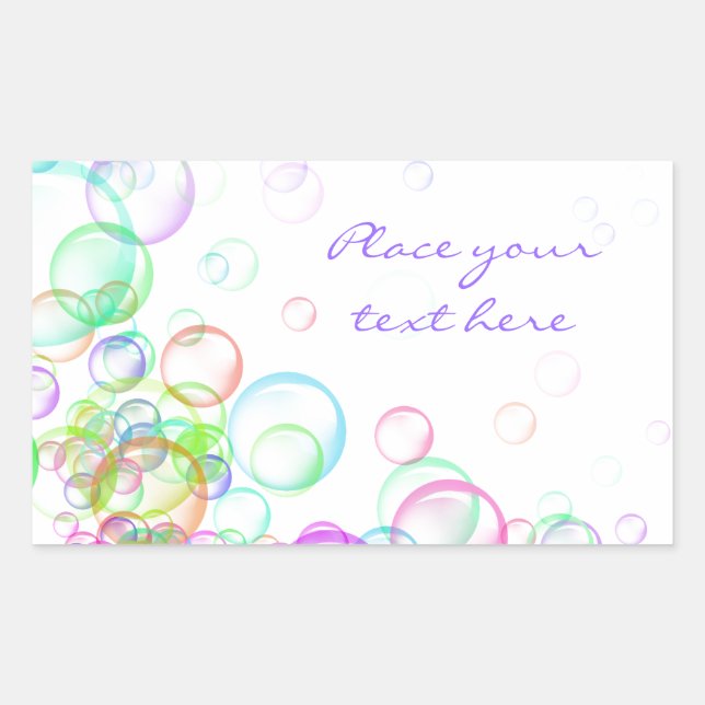 Soap Bubbles Sticker (Front)