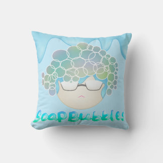 Soap Bubbles Throw Pillow