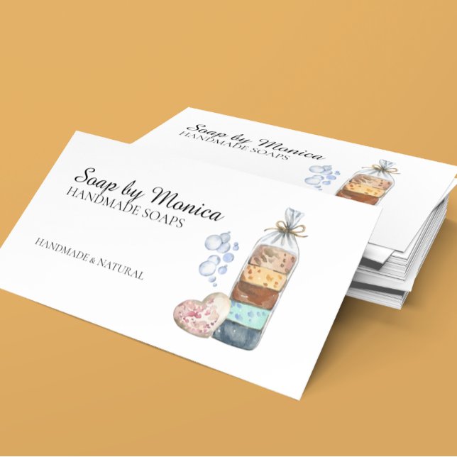 Soap Business Products Handmade Spa Business Card (Creator Uploaded)
