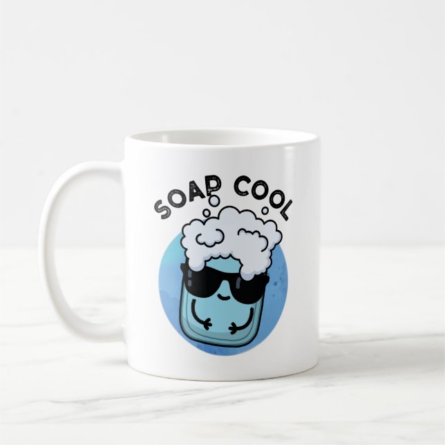 Soap Cool Funny Soap Pun  Coffee Mug (Left)