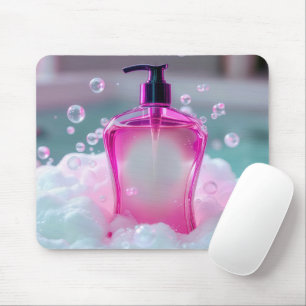 Soap Dispenser In Suds Mouse Pad