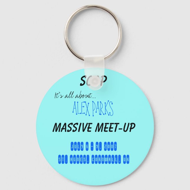 SOAP, It's all about..., Massive Meet-up, July ... Keychain (Front)