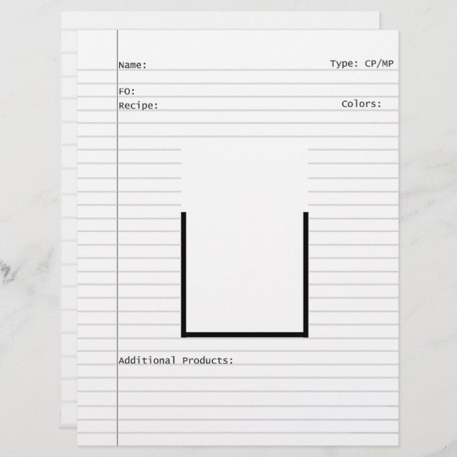 Soap Makers Design Template Letterhead (Front/Back)