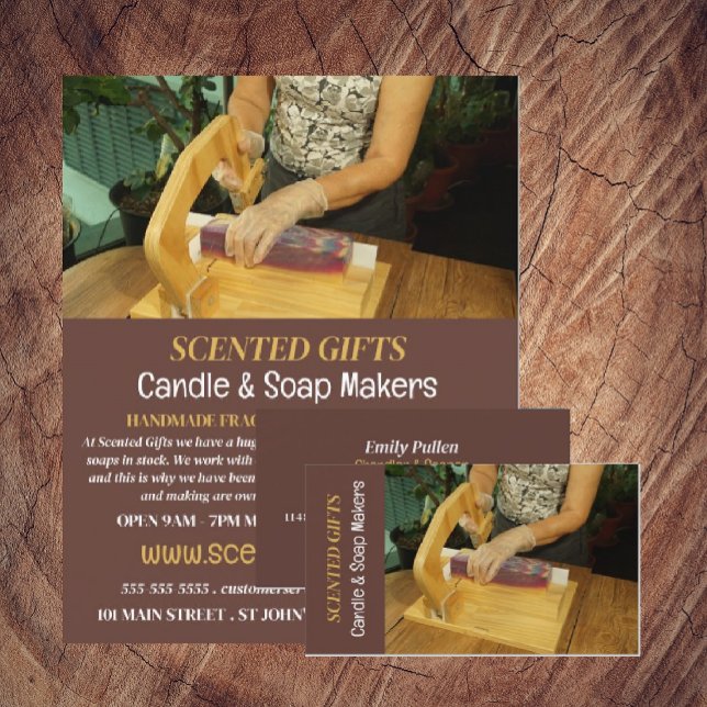 Soap Making, Candle & Soap Maker Advertising Flyer (Creator Uploaded)