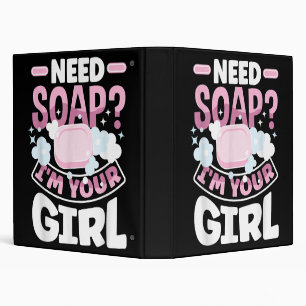 Soap Making Soap Maker Funny Binder