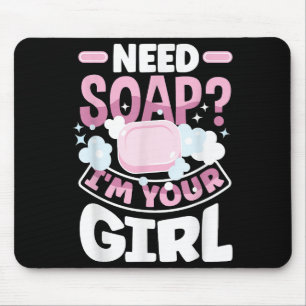 Soap Making Soap Maker Funny Mouse Pad